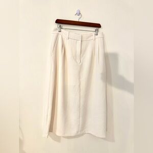 Aritzia Effortless Skirt Maxi Light Birch